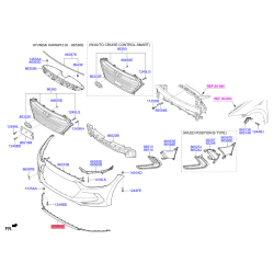 Спойлер 86591-F2500 Mobis