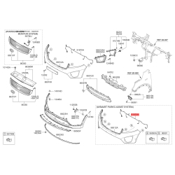 Проводка (жгут, коса) бампера 91840-C5010 Mobis