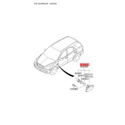 Боковой габаритный фонарь правый 92304-3B120 Mobis