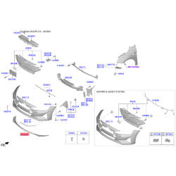 Спойлер 86591-F2AA0 Mobis
