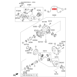Жгут проводов муфты блокировки 47891-3B520 Mobis