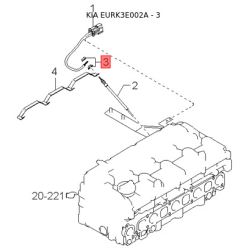 Рычаг заслонки отопителя (печки) 97226-3E000 Mobis