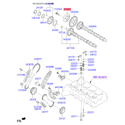 Демпфер распредвала 24325-2F000 Mobis