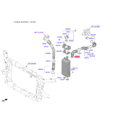 Шланг (патрубок) компрессора 28262-2F750 Mobis