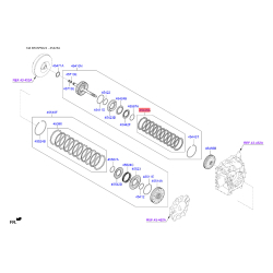 Комплект ламелей, автоматическая коробка передач 45425-2F010 Mobis