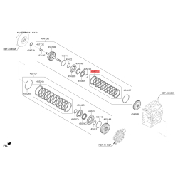 Ламели, автоматическая коробка передач 45425-26000 Mobis