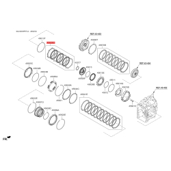 Комплект ламелей, автоматическая коробка передач 45625-3B601 Mobis