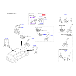 Штифт (палец) брелка 81926-C7000 Mobis