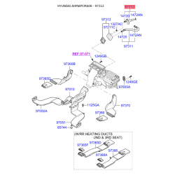 Шланг, теплообмінник - опалення 97312-2B110 Mobis