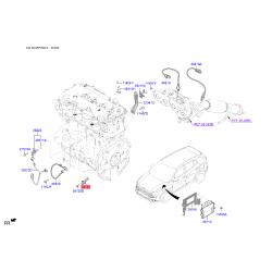 Датчик положення колінвалу 39180-2U000 Mobis
