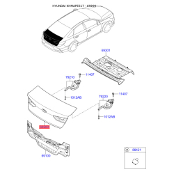 Задні двері 69200-C1500 Mobis