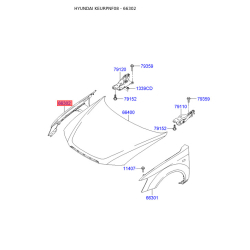 Крило праве 66320-3K200 Mobis