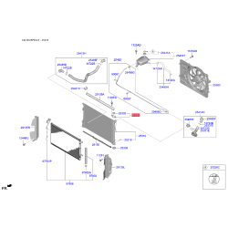 Кріплення радіатора верхнє 25333-C1500 Mobis