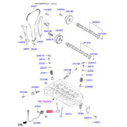 Клапан впускной 22211-2E400 Mobis