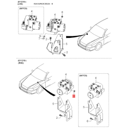 Кулак задний левый 52710-38801 Mobis