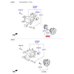 Ступица колеса 52750-2W000 Mobis