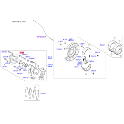 Направляющая (палец) суппорта 58161-3E500 Mobis