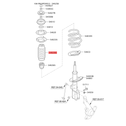 Пилозахисний комплект амортизатора 54625-4L000 Mobis