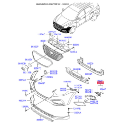 Фара противотуманная правая 92202-2Y000 Mobis
