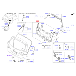 Крышка / обшивка багажного отделения 81750-C5100WK Mobis