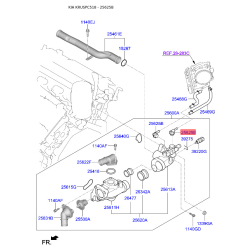 Регулюючий клапан охолоджувальної рідини 25672-3C200 Mobis