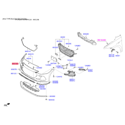 Бампер 86510-F2500 Mobis