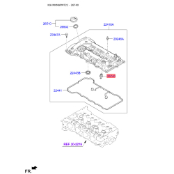 Клапан, отвода воздуха из картера 26740-32804 Mobis