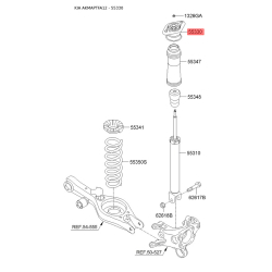 Опора стойки амортизатора 55330-3R010 Mobis