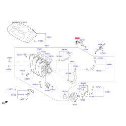 Клапан вентиляції паливного бака 28910-2E000 Mobis