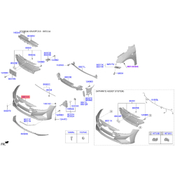 Бампер 86510-F2AB0 Mobis