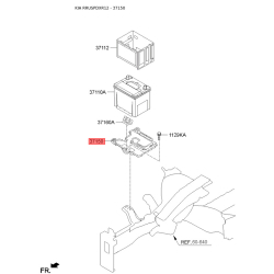 Крепление аккумулятора 37150-1R360 Mobis