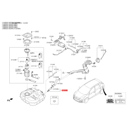 Клапан вентиляции топливного бака 31160-38500 Mobis
