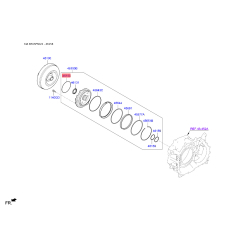 Кільце ущільнювальне маслонасоса АКПП 46158-26000 Mobis