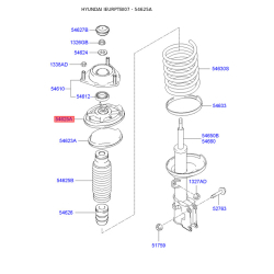 Опора стойки амортизатора (ремкомплект) 54620-22000 Mobis
