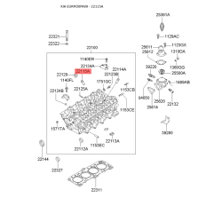 Напрямна втулка клапана 22115-33911 Mobis