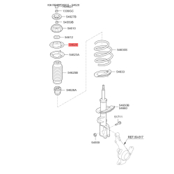Опорное кольцо, опора стойки амортизатора верхнее 54620-2K000 Mobis