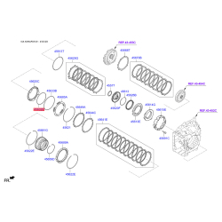 Кольцо уплотнительное АКПП 45635-3B000 Mobis