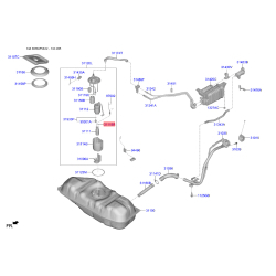 Кільце ущільнювальне паливної системи 31118-3J200 Mobis