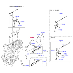 Паливопровід 31430-4A440 Mobis