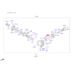 Кільце роздавальної коробки 47353-39000 Mobis
