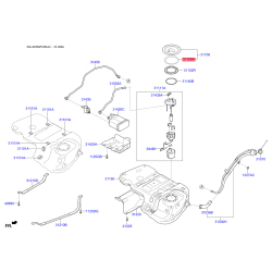 Прокладка датчик рівня палива 31108-2B000 Mobis