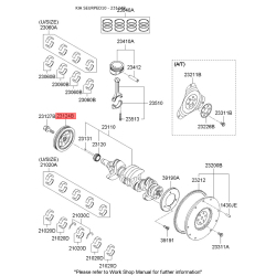 Шків ременя генератора 23124-23772 Mobis