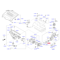 Термостат охлаждающей жидкости 25500-3C150 Mobis