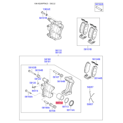 Поршень гальмівного супорта 58112-32001 Mobis