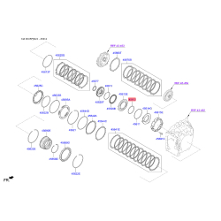 Кільце ущільнювальне АКПП 45612-3B601 Mobis