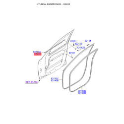 Облицовка / защитная накладка, дверь правая 82220-2B000 Mobis