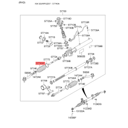 Чехол (пыльник, гофра) рулевого механизма 57740-2E000 Mobis