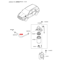 Трубопровод тормозного привода 31320-3E500 Mobis