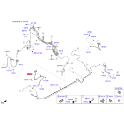 Шланг тормозной передний левый 58731-F2000 Mobis