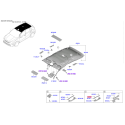 Пістон (кліпса) оббивки салону 85399-2S000 Mobis